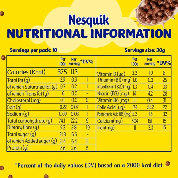 nesquik minis chocolate cereal 2