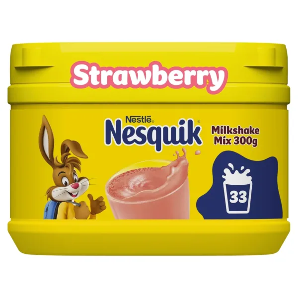 nesquik strawberry milkshake 1