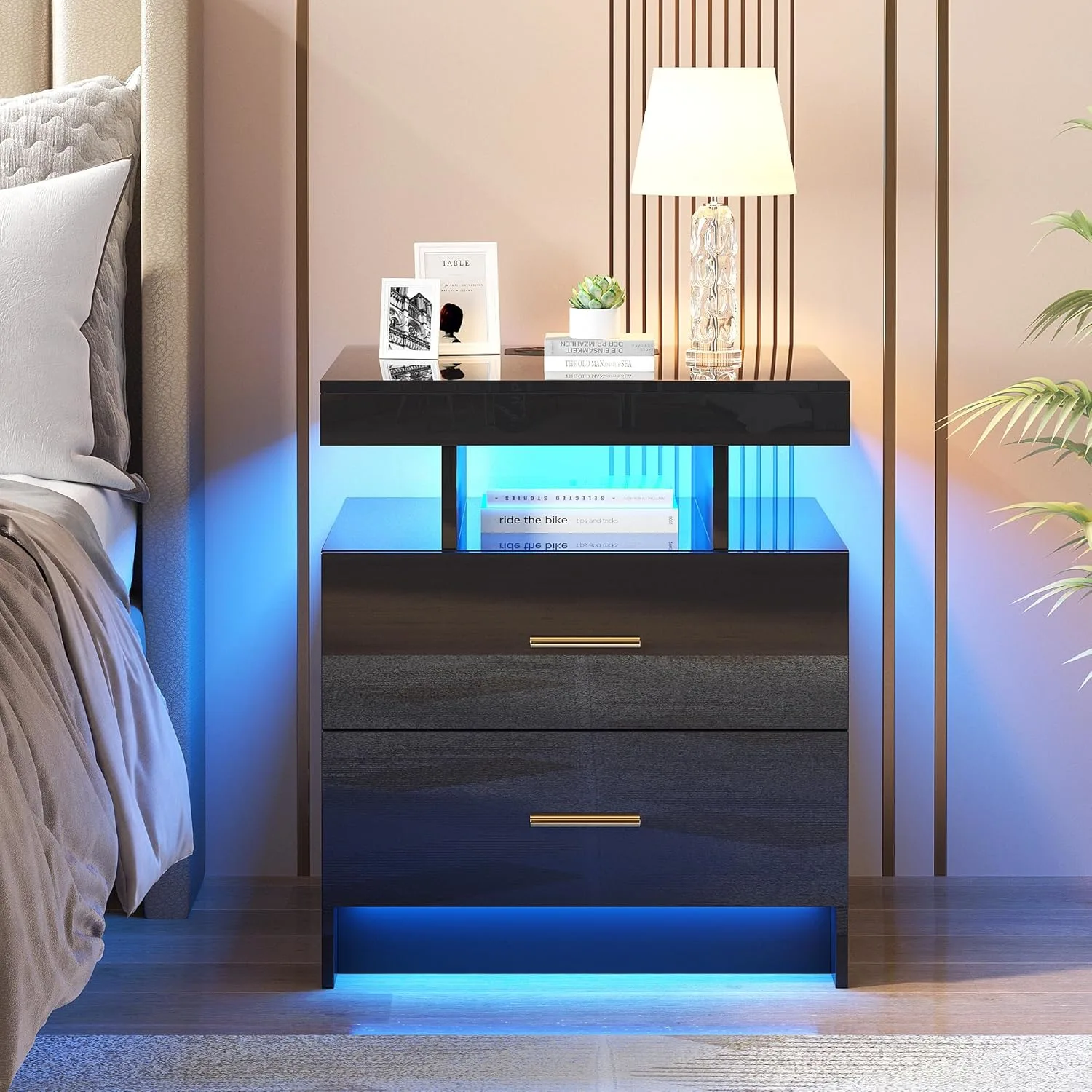 nightstand charging led 6