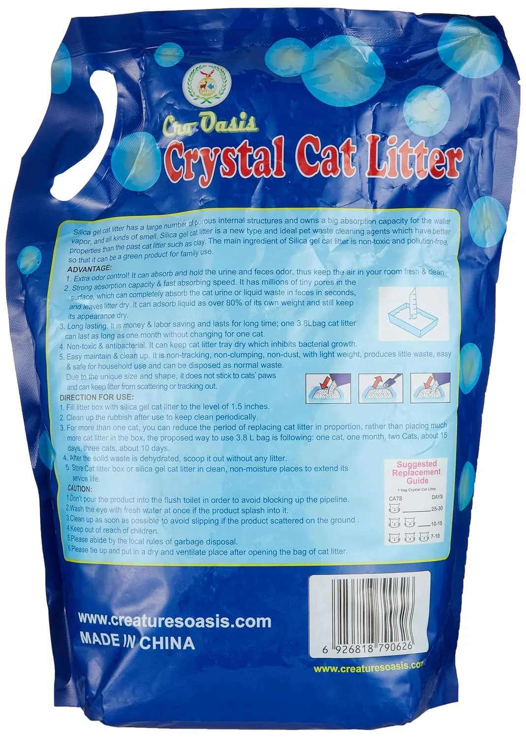 oasis crystals cat litter 2