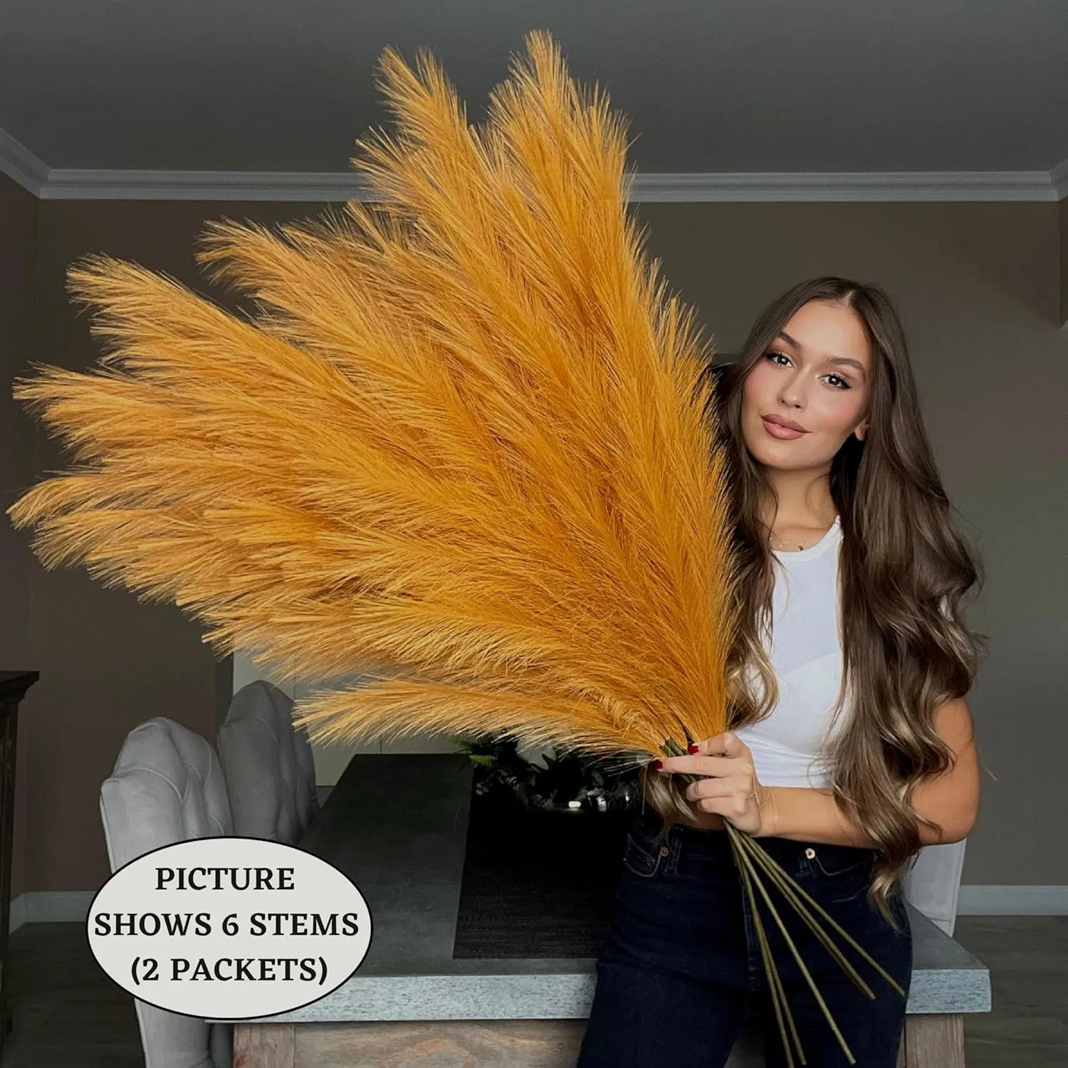orange pampas grass 3