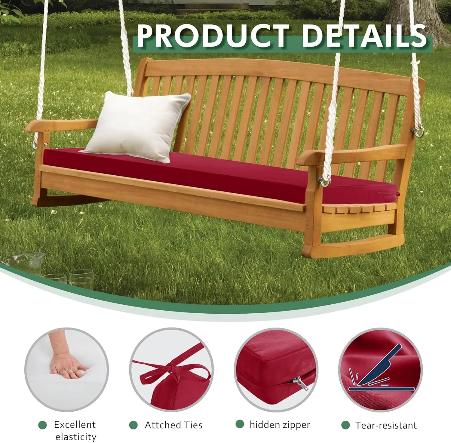 outdoor bench cushion 4