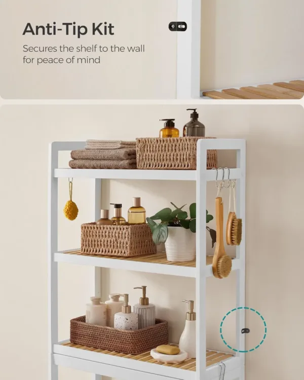 over toilet storage 3 tier 6