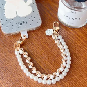 pearl beaded phone chain 3
