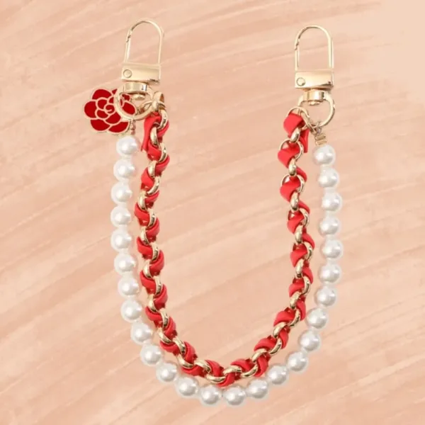 pearl beaded phone chain 7