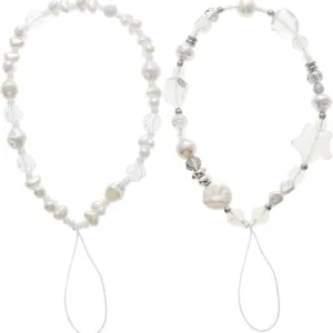 pearl phone charm strap 1