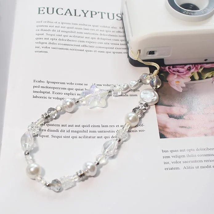 pearl phone charm strap 3
