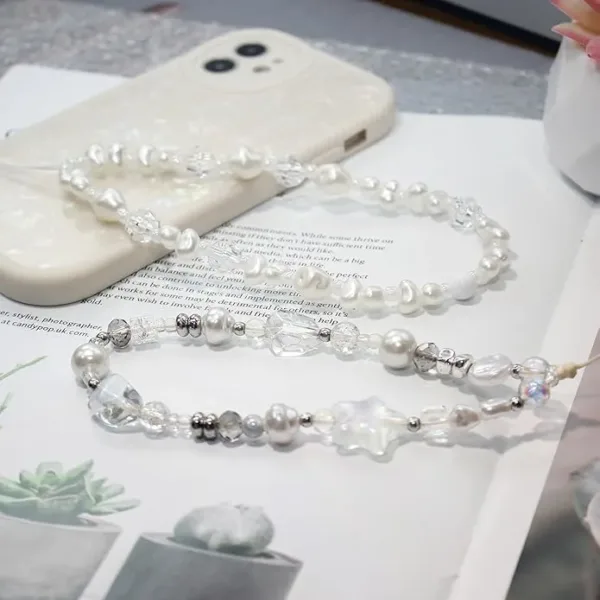 pearl phone charm strap 4
