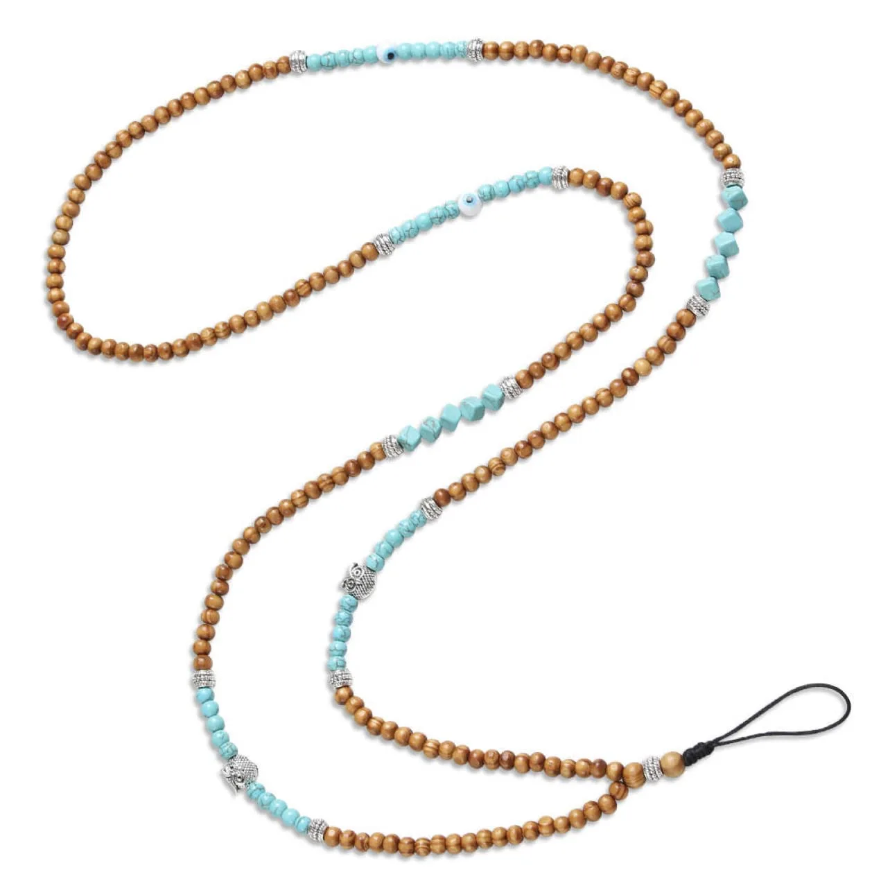 phone lanyard boho beads 1