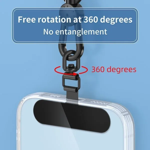 phone lanyard patch metal 4