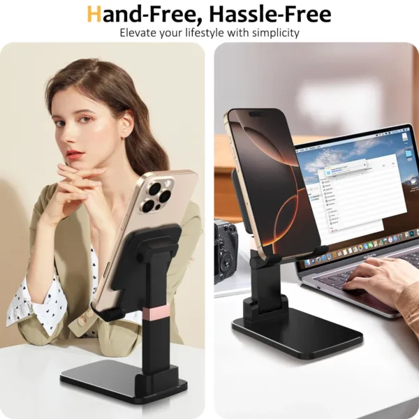 phone stand desk adjustable 4