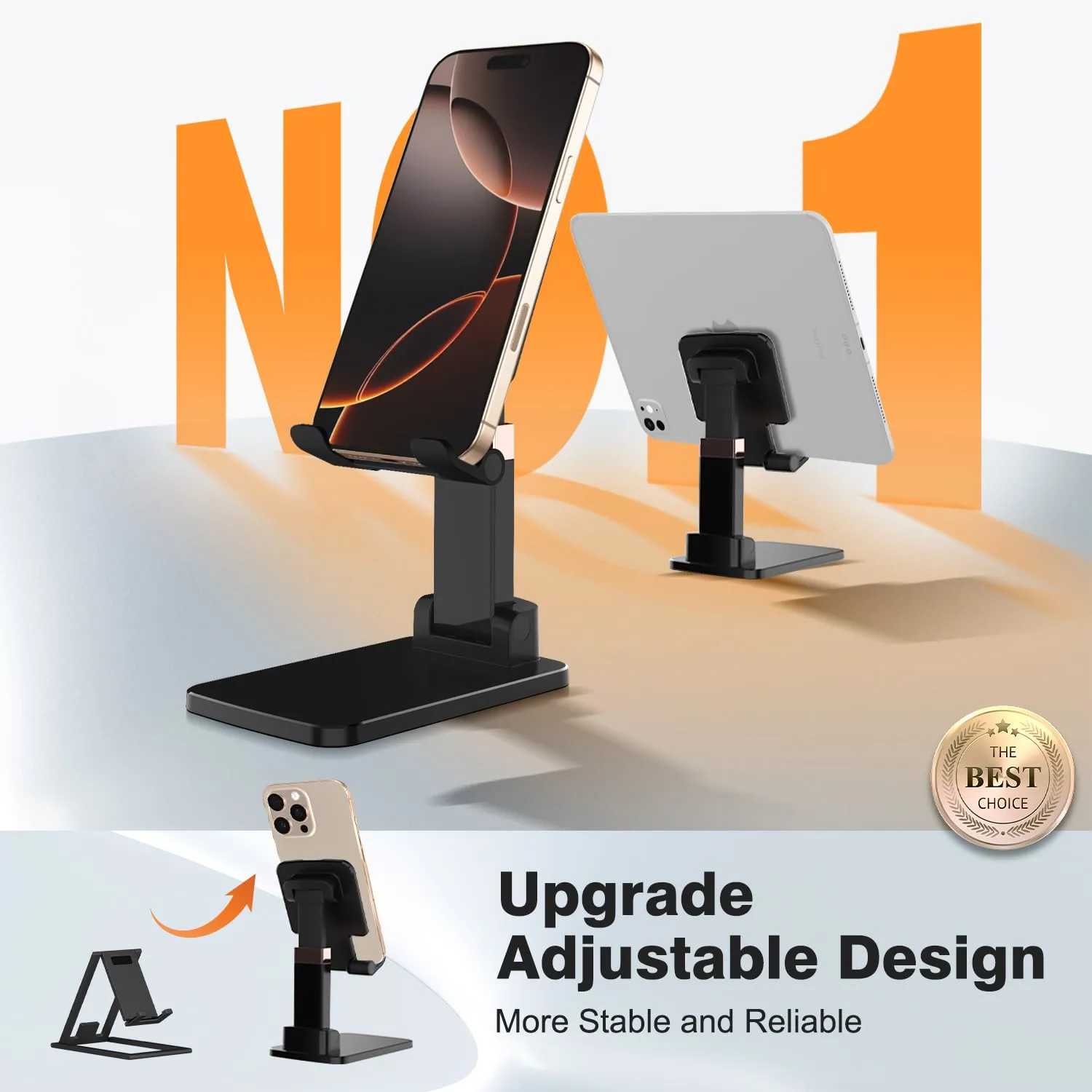 phone stand desk adjustable 5