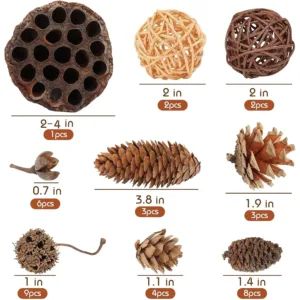 pine cones fall decor 2