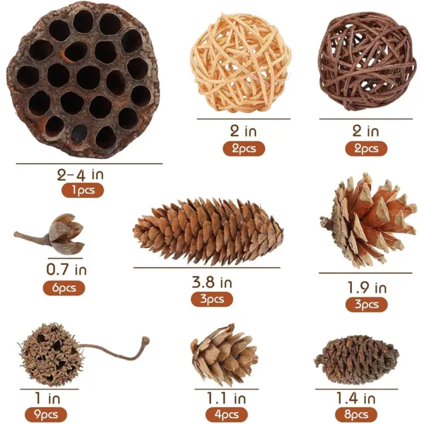 pine cones fall decor 2