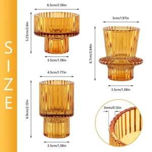 pink crystal candle holder 2