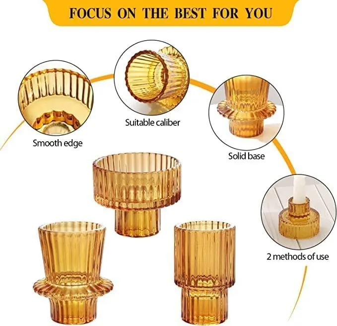 pink crystal candle holder 4