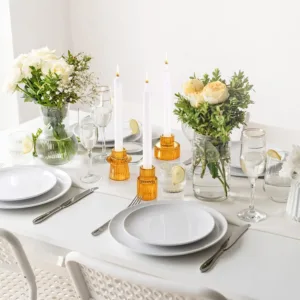 pink crystal candle holder 7