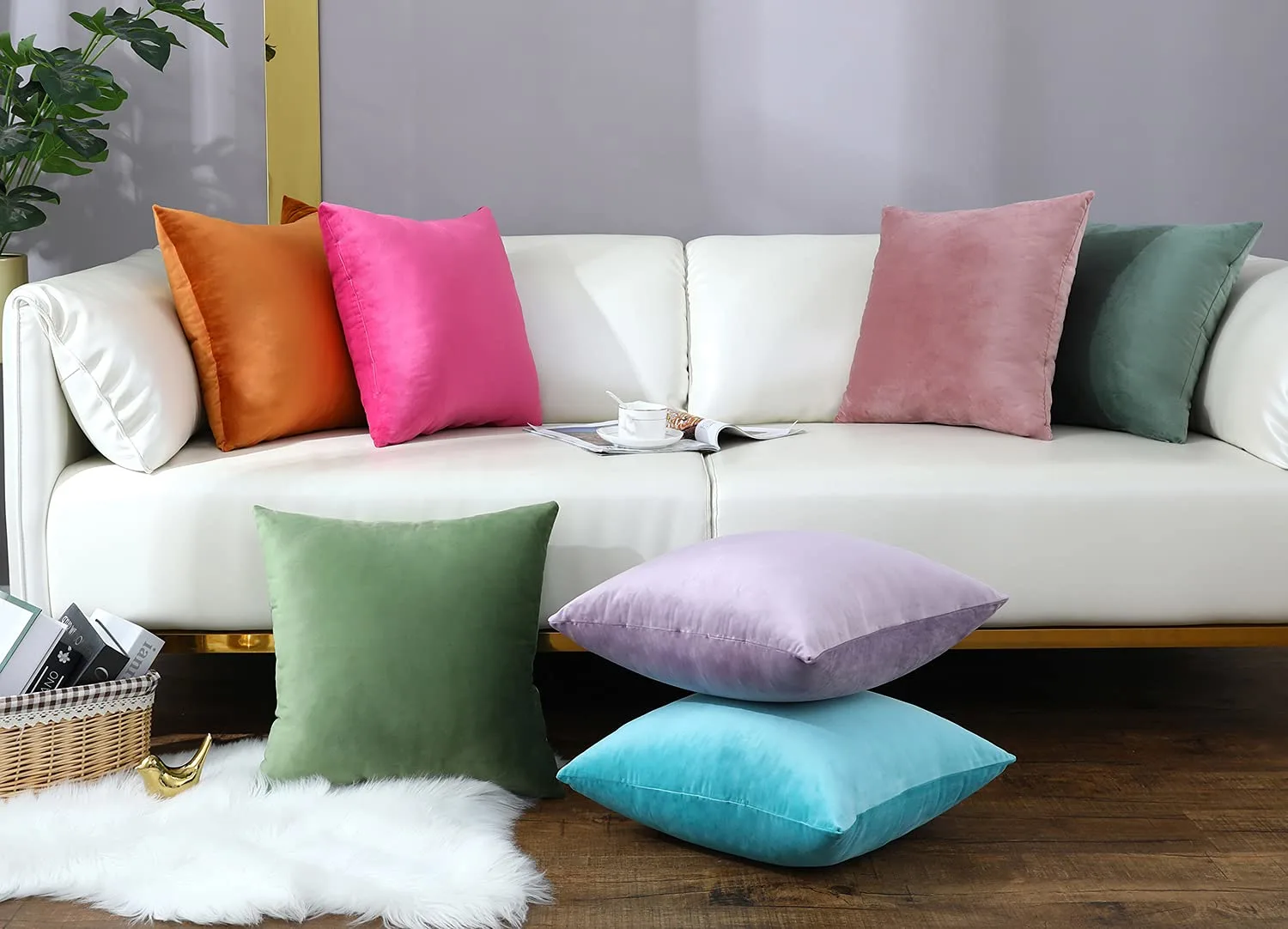 pink throw pillow covers 6