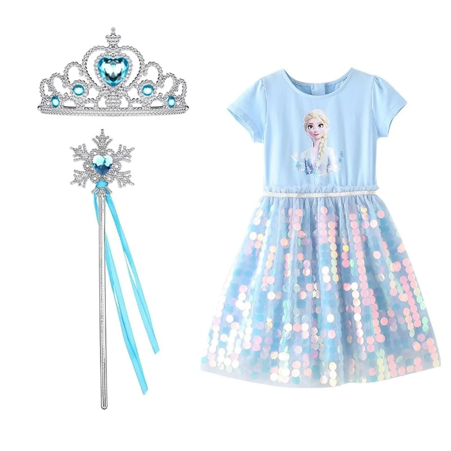princess dress girls summer 1