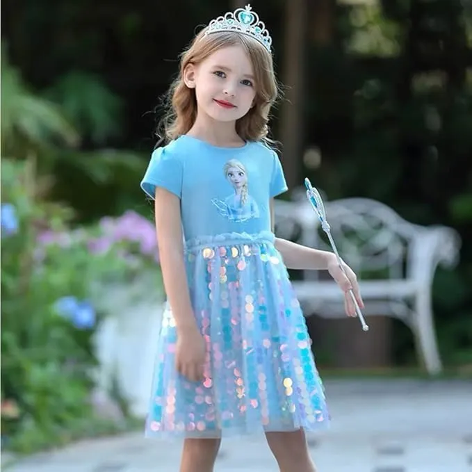 princess dress girls summer 5