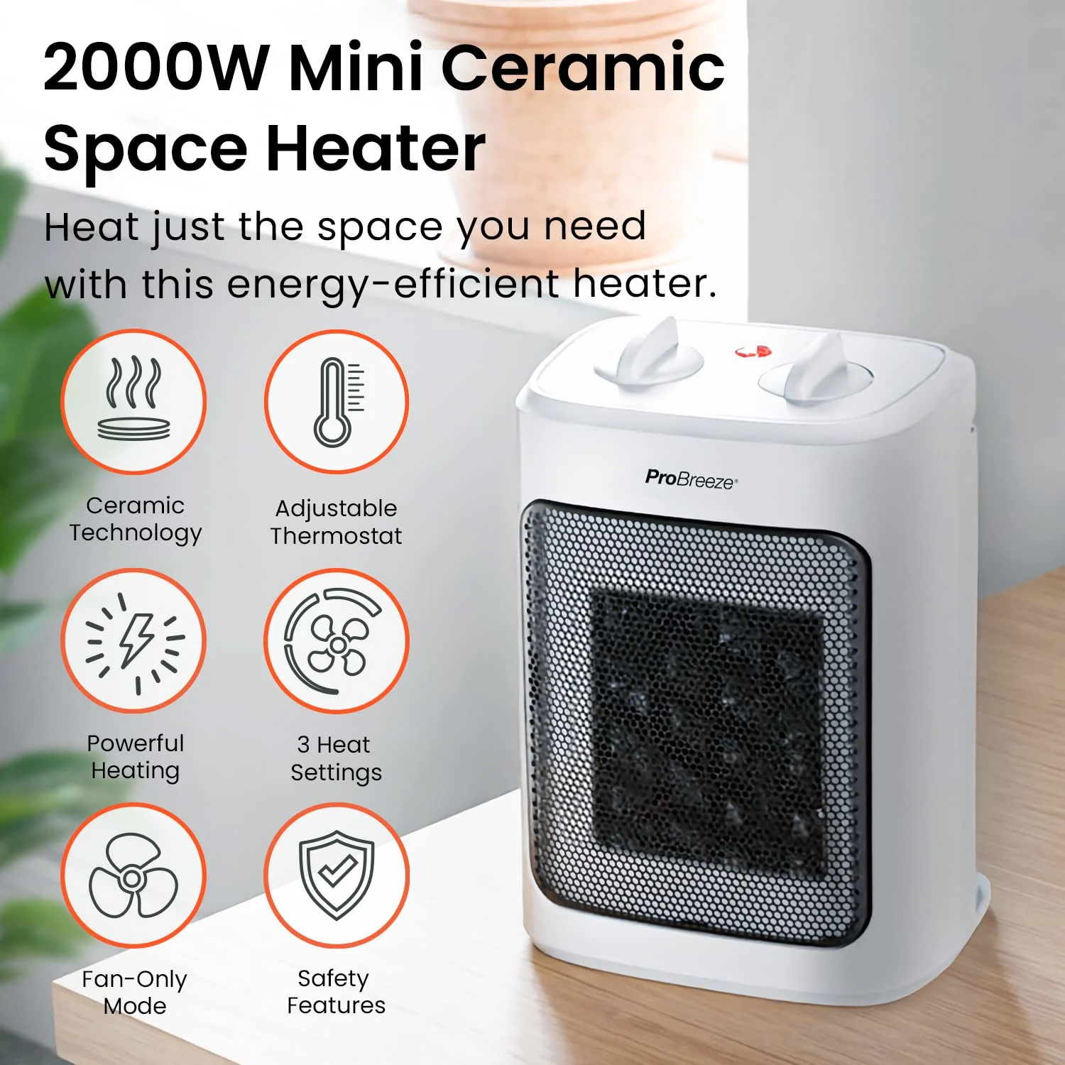 pro breeze mini heater 2