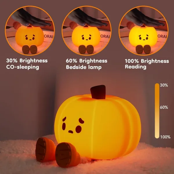 pumpkin night light kids 3