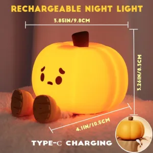 pumpkin night light kids 6