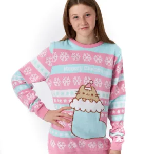 pusheen christmas jumper girls 1