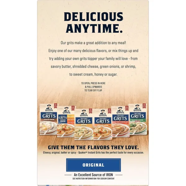quaker instant grits 7