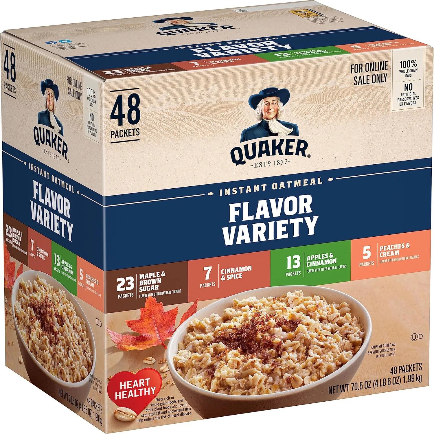 quaker instant oatmeal 1