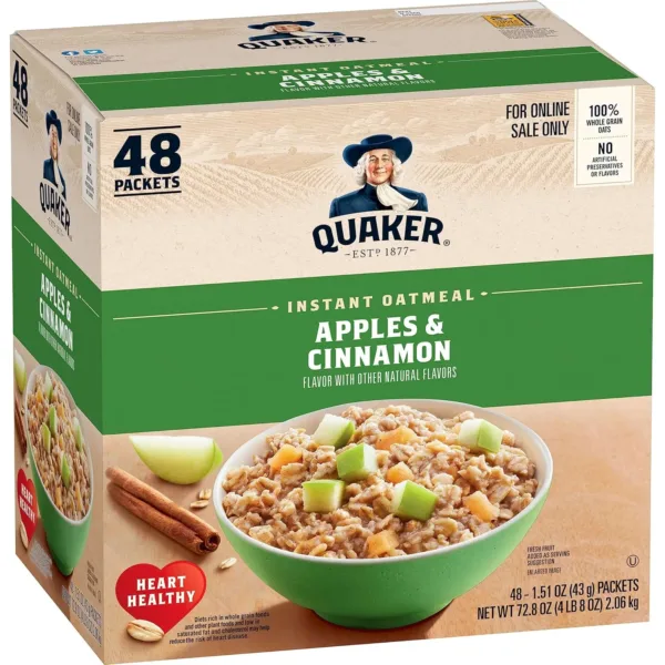 quaker instant oatmeal apples 1