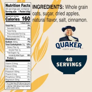 quaker instant oatmeal apples 2