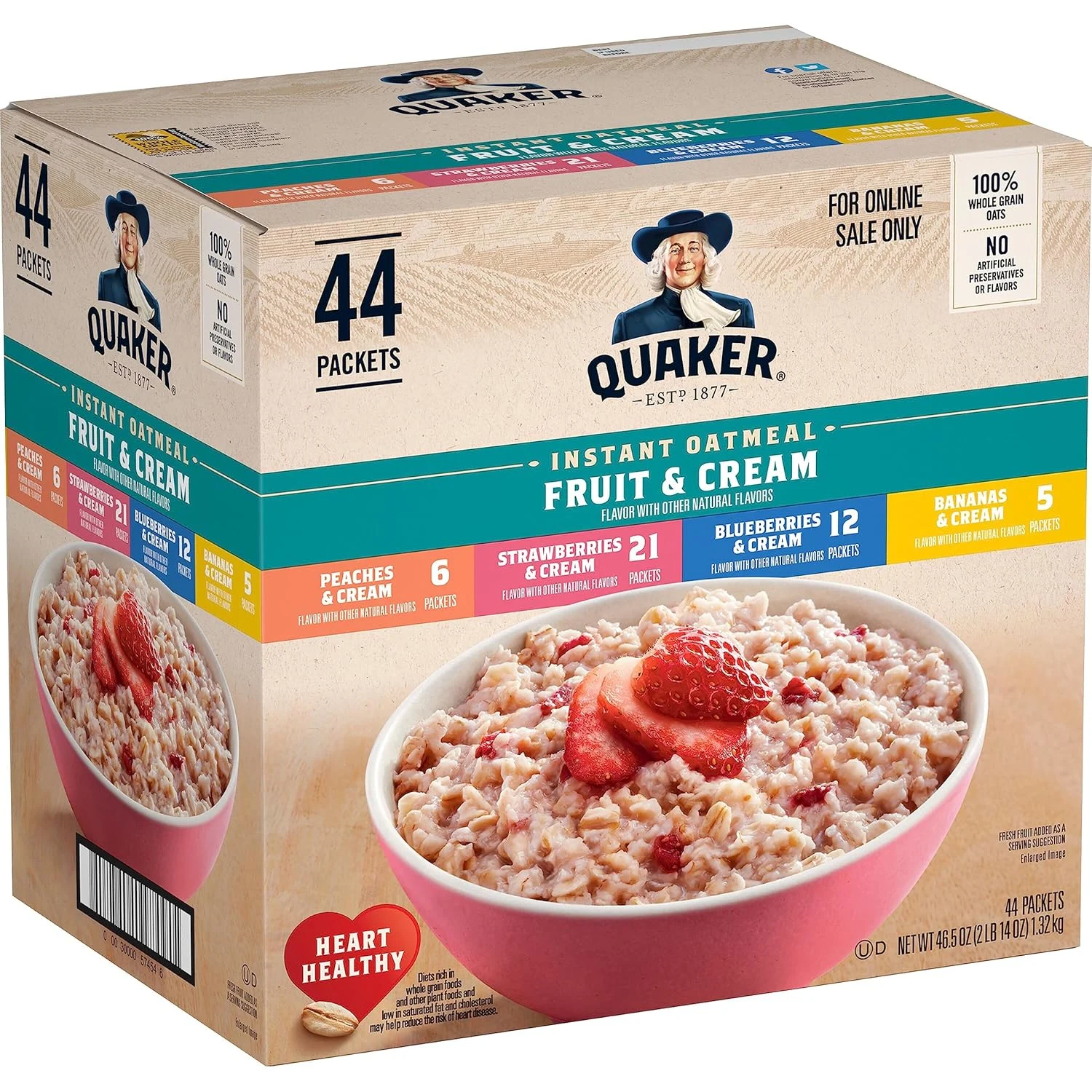 quaker instant oatmeal fruit 1