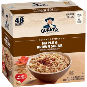 quaker instant oatmeal maple 1