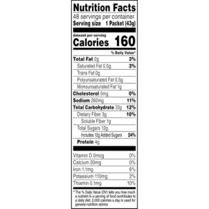 quaker instant oatmeal maple 7