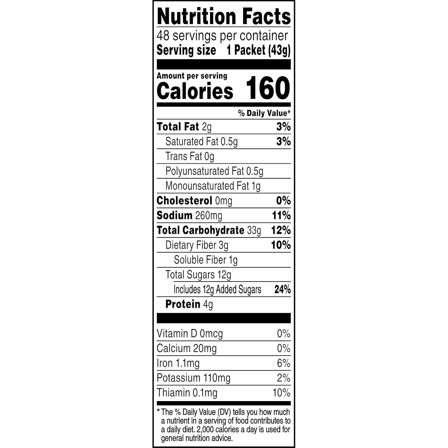 quaker instant oatmeal maple 7