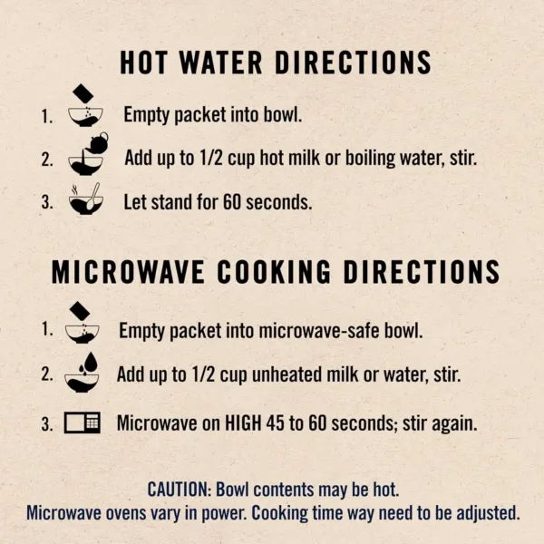 quaker lower sugar oatmeal 4
