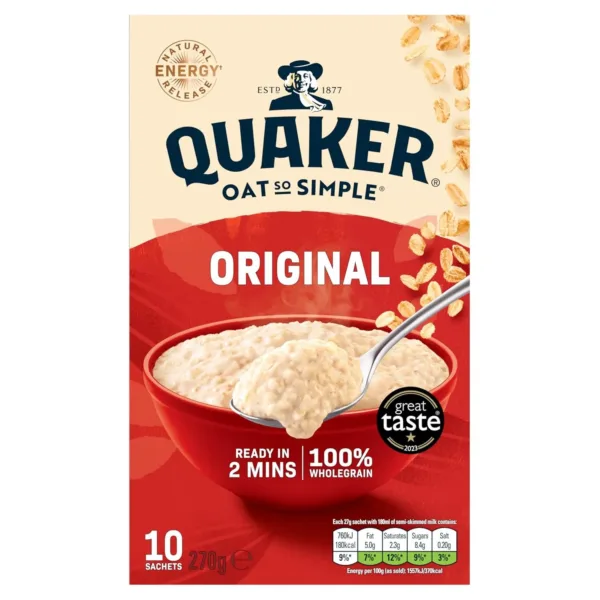 quaker oat porridge 1