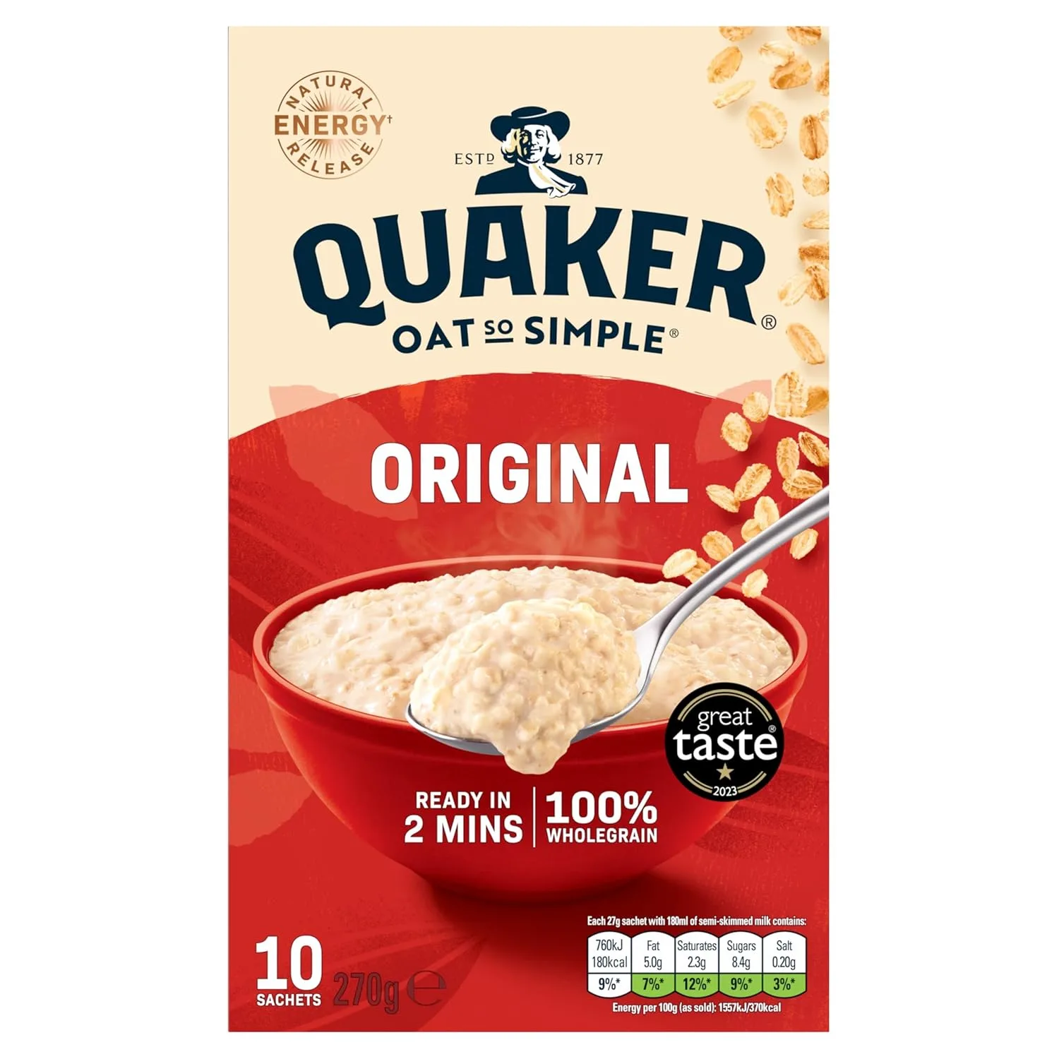 quaker oat porridge 1