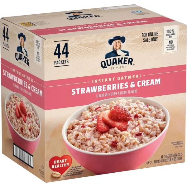 quaker oatmeal strawberries 1