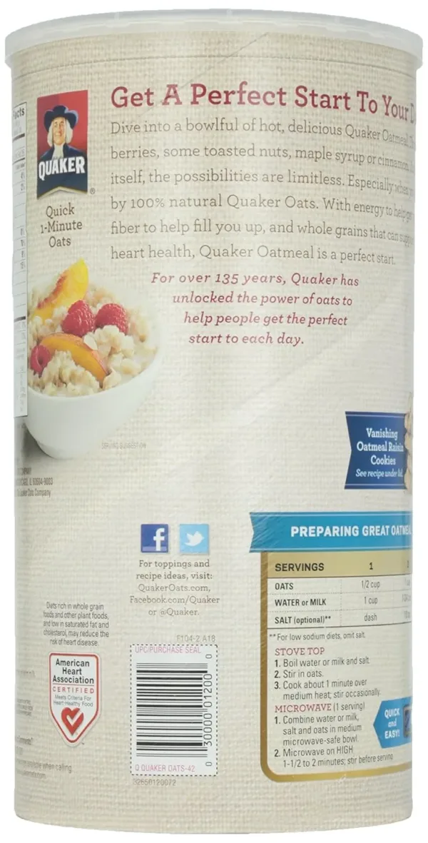 quaker quick oats 6