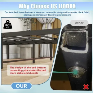 queen bed frame metal 5