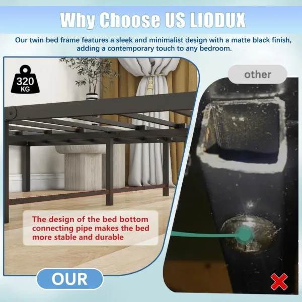 queen bed frame metal 5