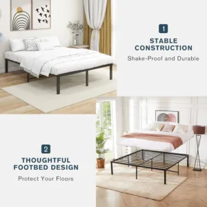 queen bed frame metal 7