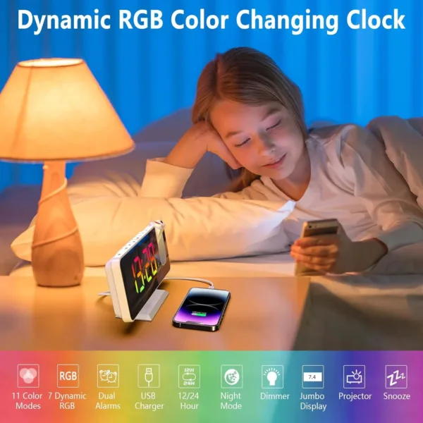 rgb projection alarm clock 2