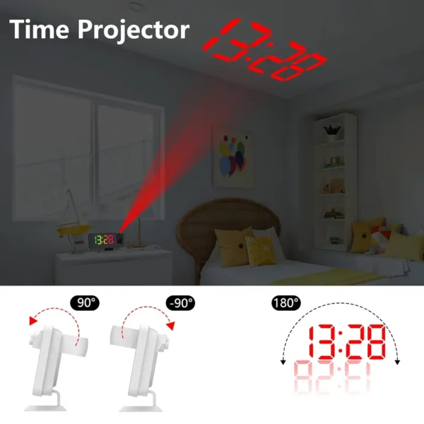 rgb projection alarm clock 4