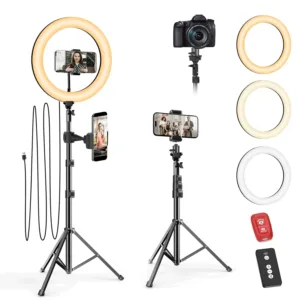 ring light tripod phone 1