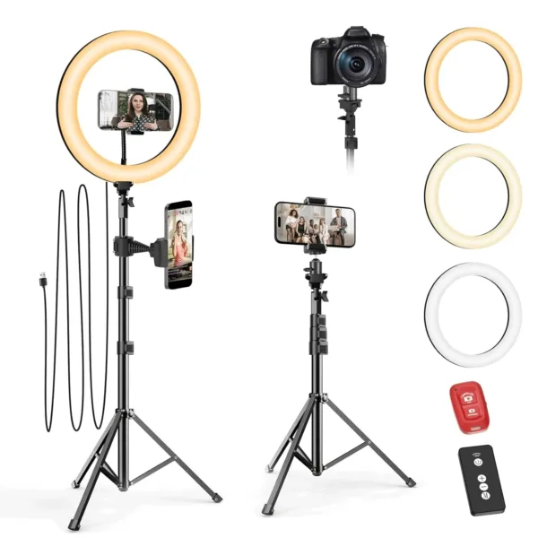 ring light tripod phone 1
