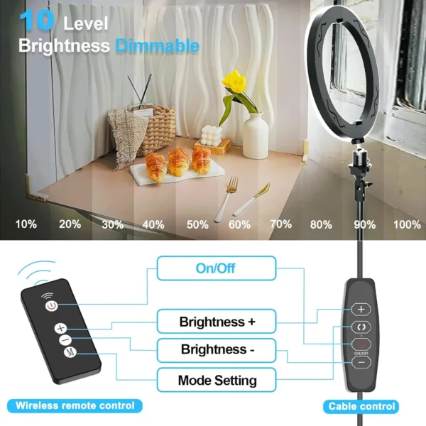 ring light tripod phone 2