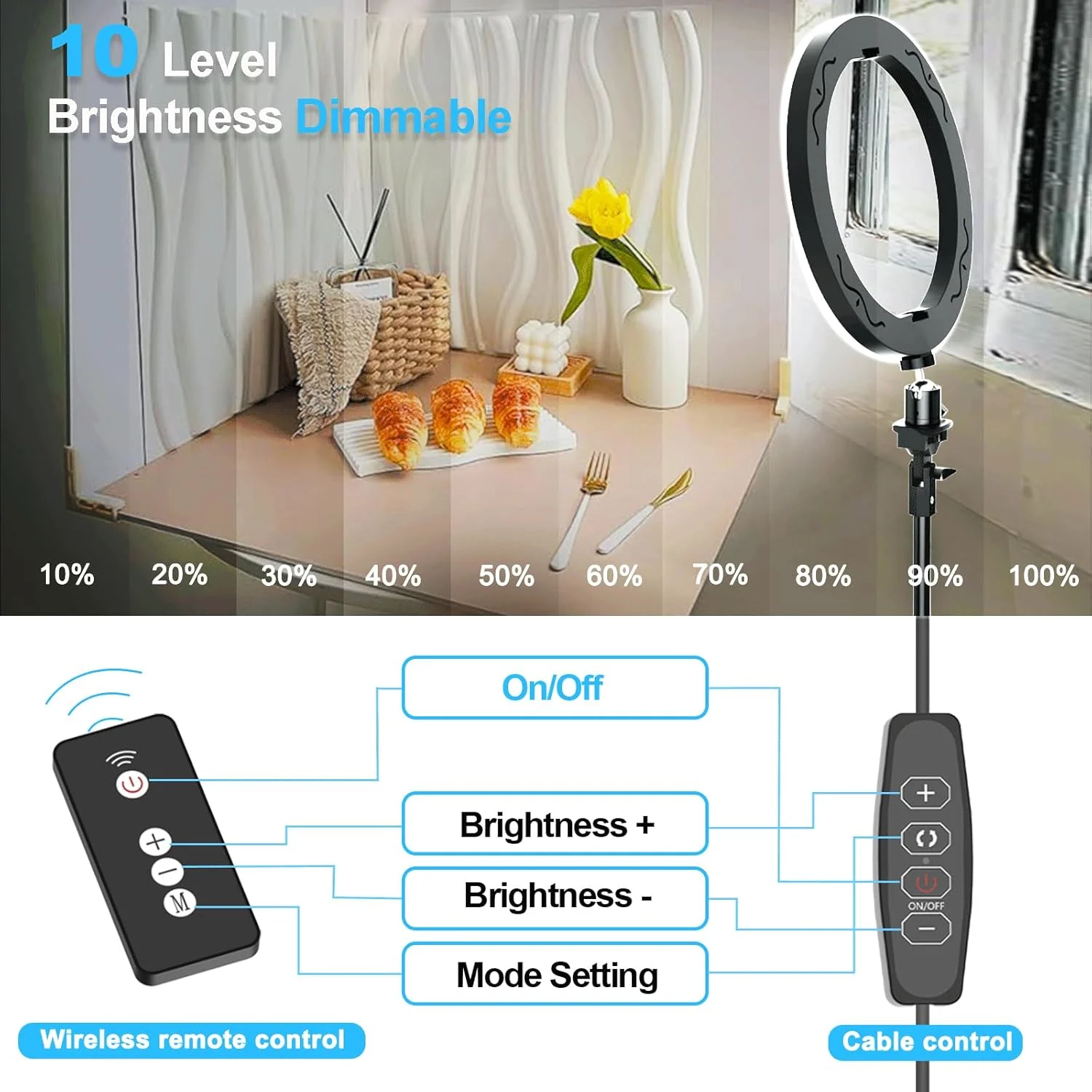 ring light tripod phone 2